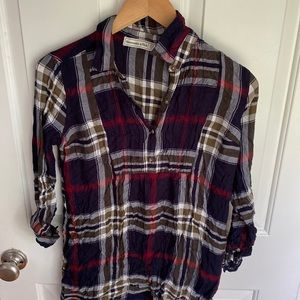 flannel abercrombie & fitch dress (xs)